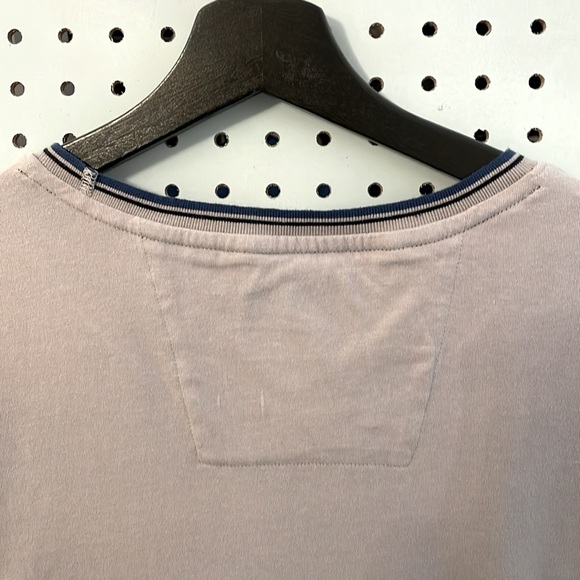 Ted Baker London Long Sleeve Crew Neck Top in Light Grey/Putty Size Large *flaw - Picture 7 of 10